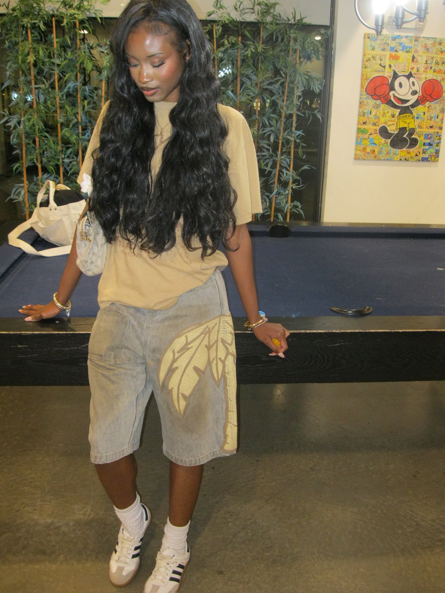 4rgnTree Denim Shorts