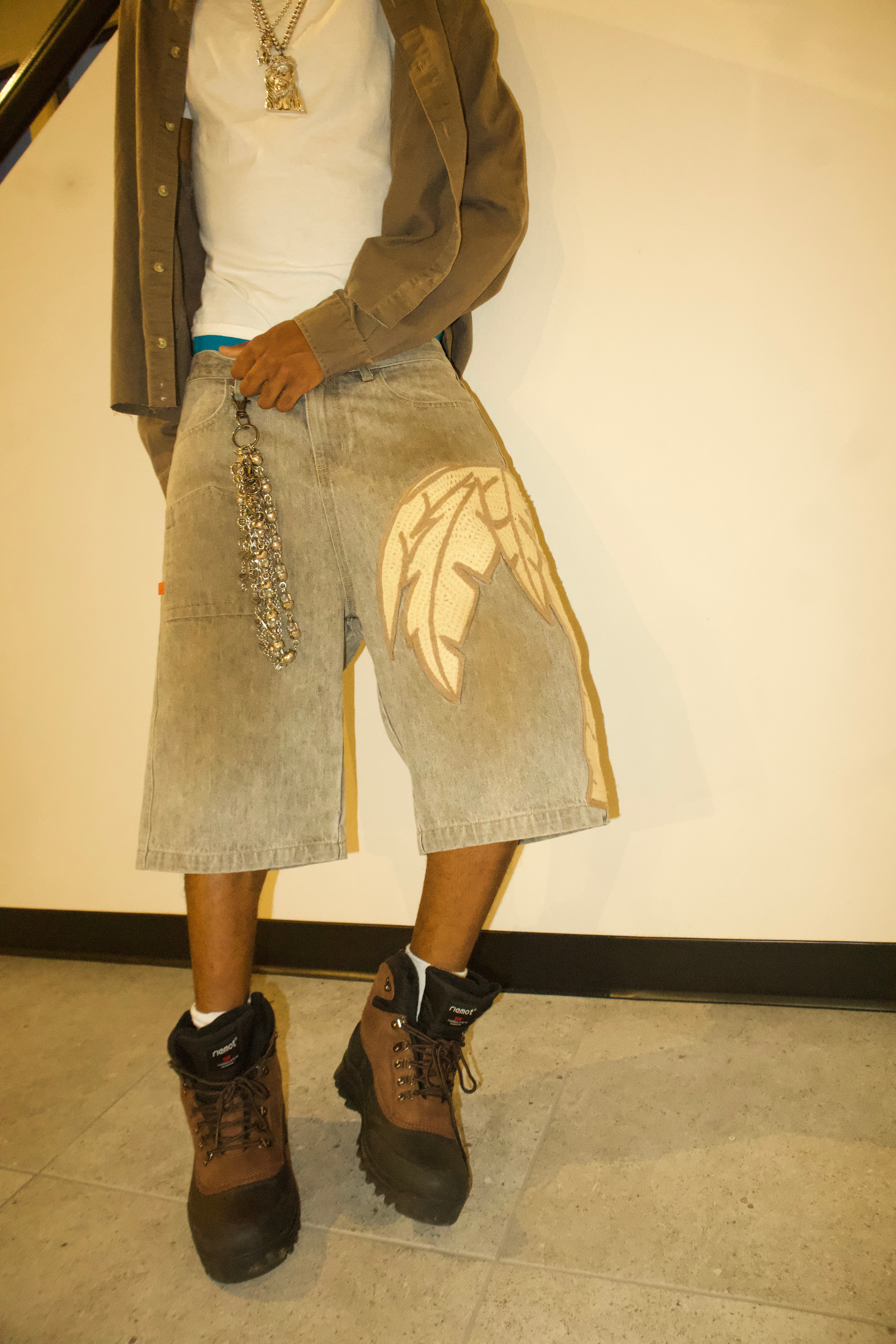 4rgnTree Denim Shorts